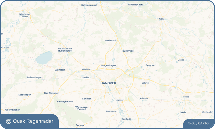 Quak Regenradar-Widget Langenhagen