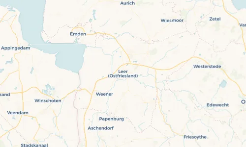 Regenradar Vorschaubild - Aktuelle Niederschläge in Leer (Ostfriesland) und Umgebung