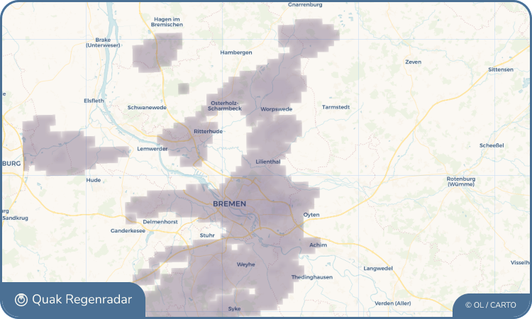 Quak Regenradar-Widget Lilienthal
