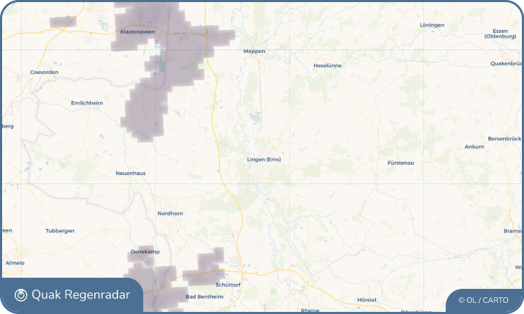 Quak Regenradar-Widget Lingen (Ems)