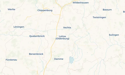 Regenradar Vorschaubild - Aktuelle Niederschläge in Lohne (Oldenburg) und Umgebung