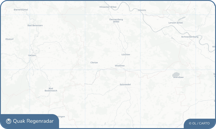 Regenradar-Widget für Luckau (Wendland)