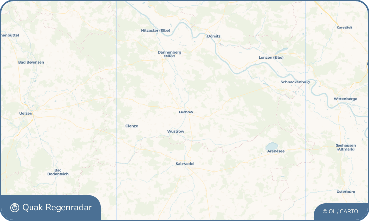 Quak Regenradar-Widget Lüchow
