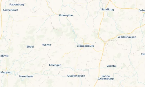 Regenradar Vorschaubild - Aktuelle Niederschläge in Molbergen und Umgebung