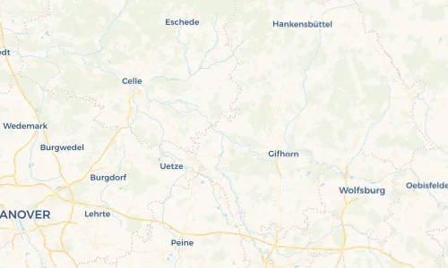 Regenradar Vorschaubild - Aktuelle Niederschläge in Müden (Aller) und Umgebung