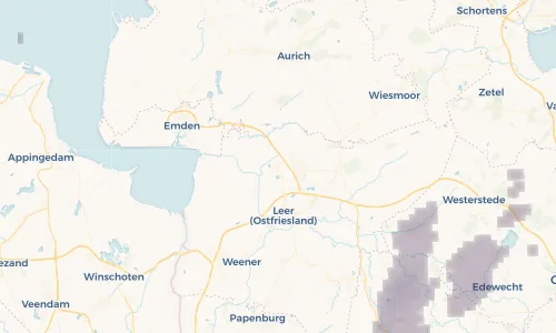 Regenradar Vorschaubild - Aktuelle Niederschläge in Neermoor und Umgebung