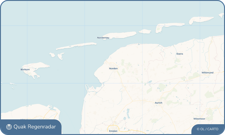 Quak Regenradar-Widget Norden