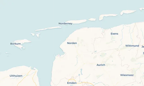 Regenradar Vorschaubild - Aktuelle Niederschläge in Norden und Umgebung