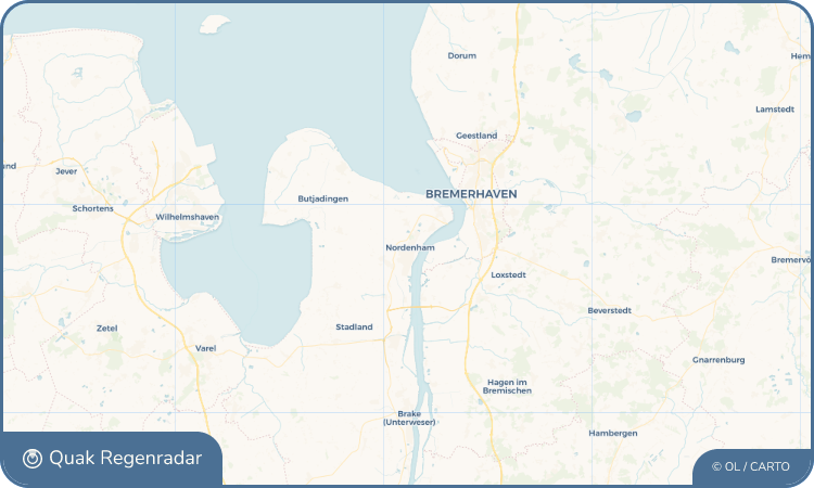 Quak Regenradar-Widget Nordenham