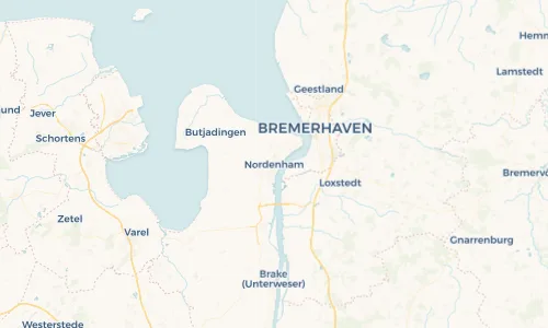 Regenradar Vorschaubild - Aktuelle Niederschläge in Nordenham und Umgebung