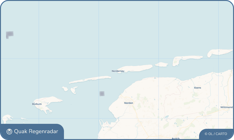 Quak Regenradar-Widget Norderney