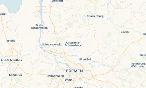 Regenradar Vorschaubild - Aktuelle Niederschläge in Osterholz-Scharmbeck und Umgebung