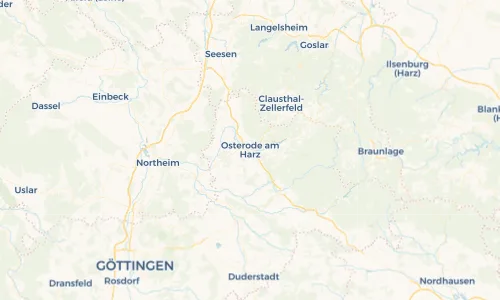 Regenradar Vorschaubild - Aktuelle Niederschläge in Osterode am Harz und Umgebung