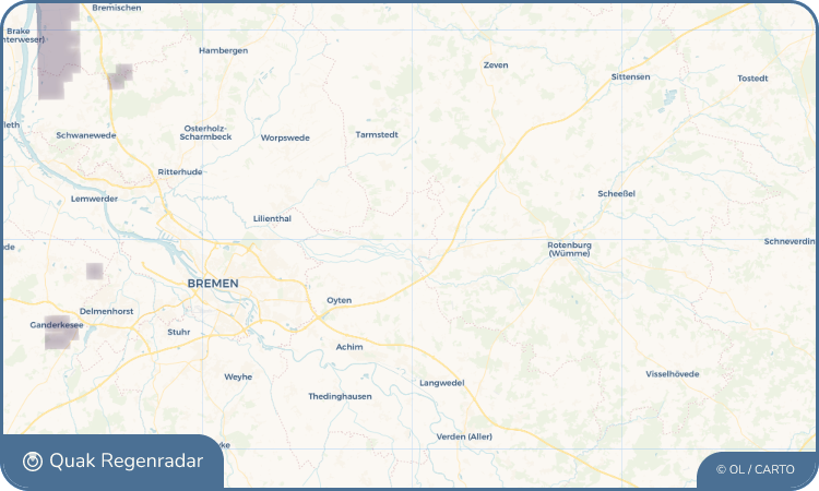 Regenradar-Widget für Ottersberg