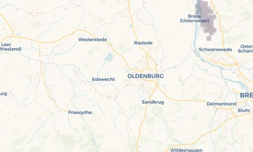 Regenradar Vorschaubild - Aktuelle Niederschläge in Petersfehn I und Umgebung