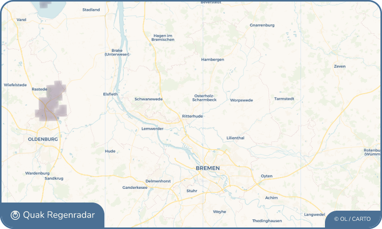 Quak Regenradar-Widget Ritterhude