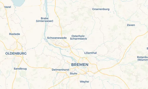 Regenradar Vorschaubild - Aktuelle Niederschläge in Ritterhude und Umgebung