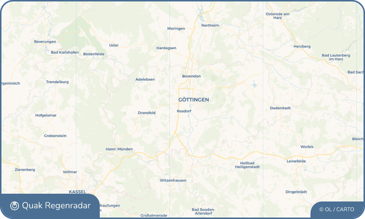 Quak Regenradar-Widget Rosdorf