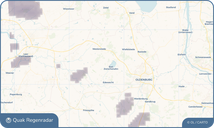 Quak Regenradar-Widget Rostrup