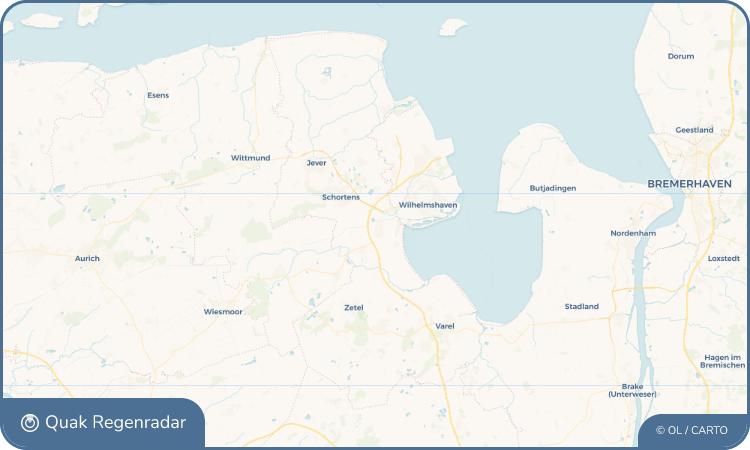 Quak Regenradar-Widget Sande