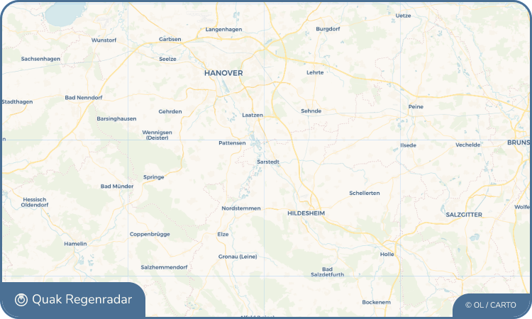 Quak Regenradar-Widget Sarstedt