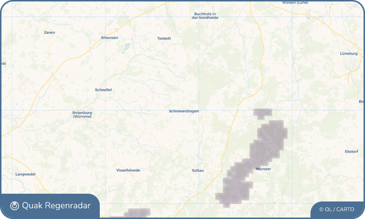 Quak Regenradar-Widget Schneverdingen