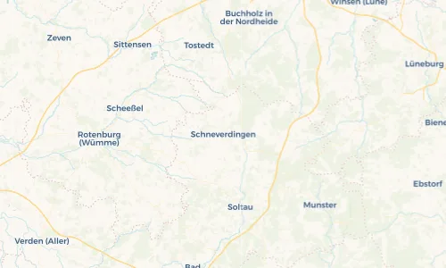 Regenradar Vorschaubild - Aktuelle Niederschläge in Schneverdingen und Umgebung