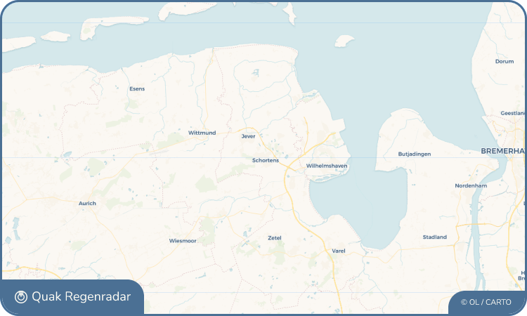 Quak Regenradar-Widget Schortens