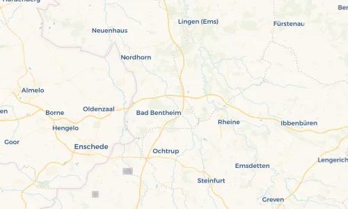 Regenradar Vorschaubild - Aktuelle Niederschläge in Schüttorf und Umgebung