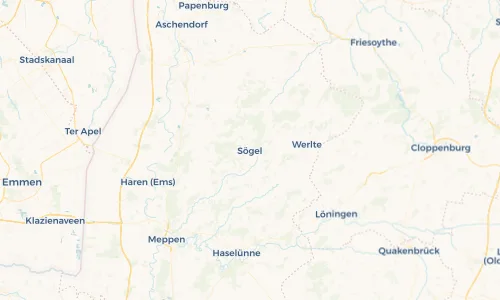 Regenradar Vorschaubild - Aktuelle Niederschläge in Sögel und Umgebung