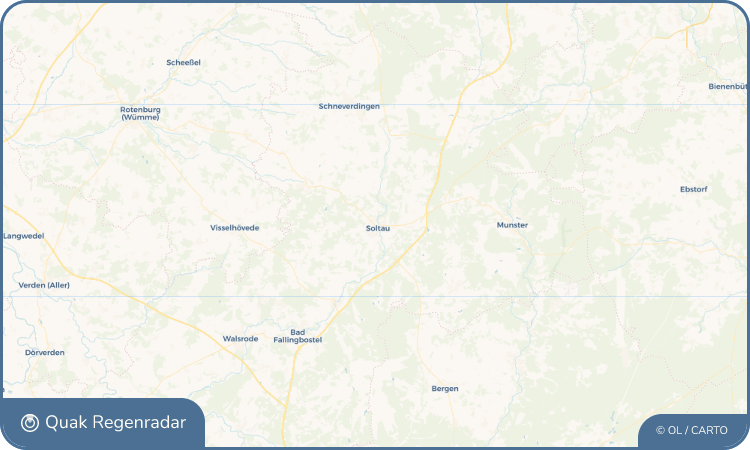 Quak Regenradar-Widget Soltau