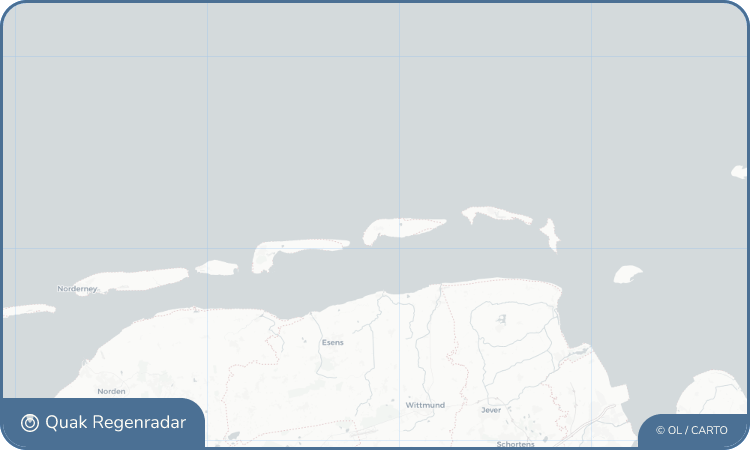 Regenradar-Widget für Spiekeroog