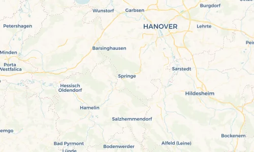 Regenradar Vorschaubild - Aktuelle Niederschläge in Springe und Umgebung