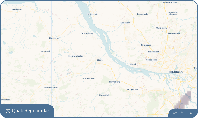 Regenradar-Widget für Stade