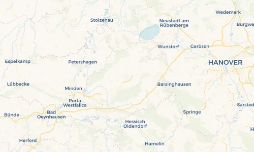 Regenradar Vorschaubild - Aktuelle Niederschläge in Stadthagen und Umgebung