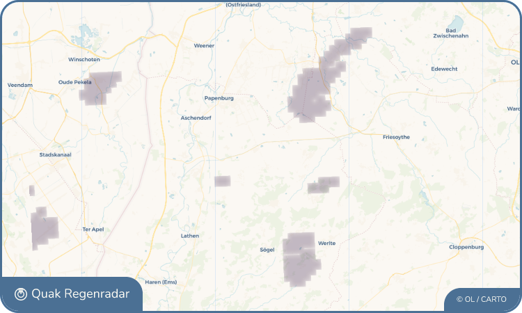 Regenradar-Widget für Surwold