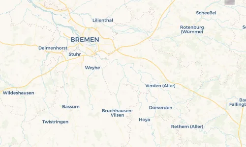 Regenradar Vorschaubild - Aktuelle Niederschläge in Thedinghausen und Umgebung