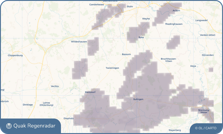 Regenradar-Widget für Twistringen