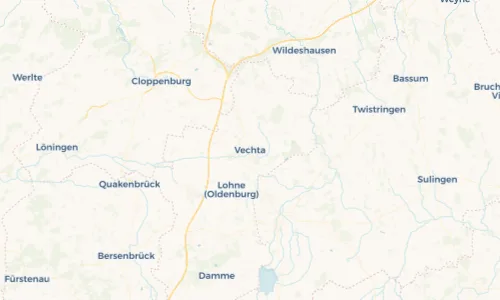 Regenradar Vorschaubild - Aktuelle Niederschläge in Vechta und Umgebung