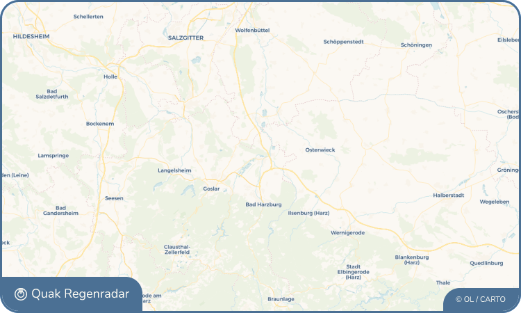Regenradar-Widget für Vienenburg
