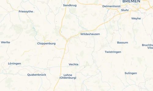 Regenradar Vorschaubild - Aktuelle Niederschläge in Visbek und Umgebung