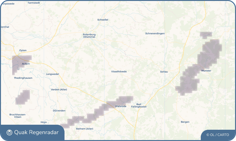 Quak Regenradar-Widget Visselhövede