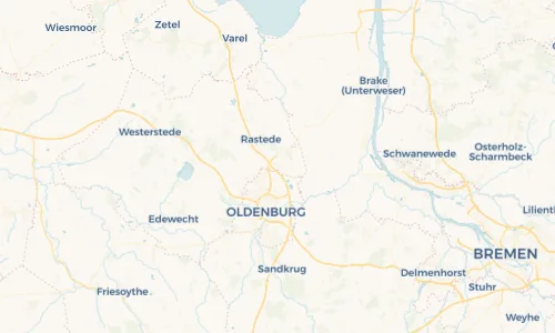 Regenradar Vorschaubild - Aktuelle Niederschläge in Wahnbek und Umgebung