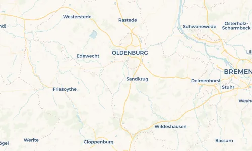 Regenradar Vorschaubild - Aktuelle Niederschläge in Wardenburg und Umgebung