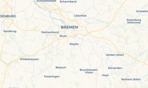 Regenradar Vorschaubild - Aktuelle Niederschläge in Weyhe und Umgebung