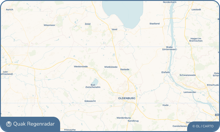 Regenradar-Widget für Wiefelstede
