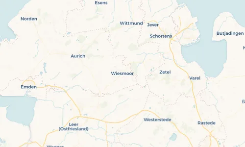 Regenradar Vorschaubild - Aktuelle Niederschläge in Wiesmoor und Umgebung