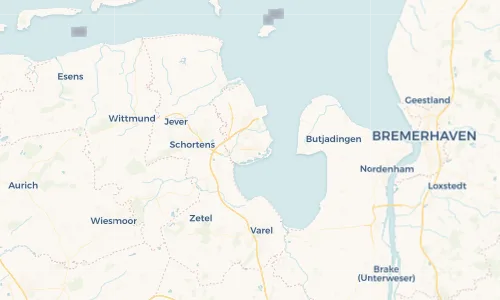 Regenradar Vorschaubild - Aktuelle Niederschläge in Wilhelmshaven und Umgebung