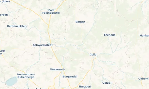 Regenradar Vorschaubild - Aktuelle Niederschläge in Winsen (Aller) und Umgebung