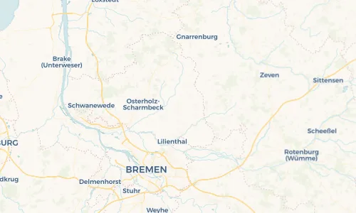 Regenradar Vorschaubild - Aktuelle Niederschläge in Worpswede und Umgebung